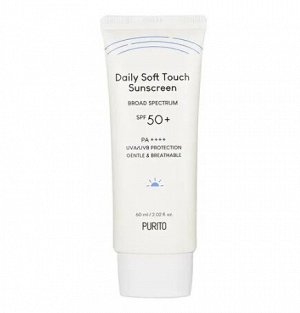 Purito Daily Soft Touch Sunscreen SPF50+ PA ++++ Солнцезащитный крем 60 мл, шт