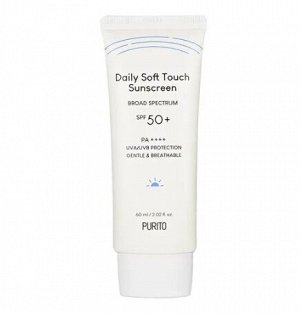 СРОК ГОДНОСТИ! Purito Daily Soft Touch Sunscreen SPF50+ PA ++++ Солнцезащитный крем 60 мл (срок годности до 02.2026), шт