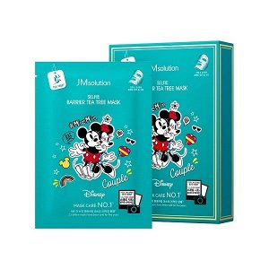 Тканевая маска "ЧАЙНОЕ ДЕРЕВО" JMsolution Disney Collection Selfie Barrier Tea Tree Mask 30 мл., шт