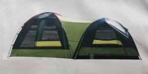 Палатка Палатка Chanodug.

Размер (240х240х175)+(240х210х175) см
Размер сумки 71х21х21 см
2 комнаты.
Выполнена из высокопрочного (210D), водоотталкивающего материала (3000мм водн. ст.) , что обеспечив