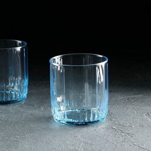 Набор стаканов, 3 шт, 265 мл, голубой