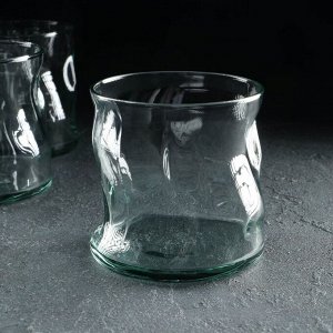 Набор стаканов «Аморф», 4 шт, 340 мл, зеленый