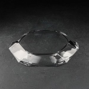 Тарелка плоская Paşabahçe Reflection, d=32 см, стекло, прозрачная