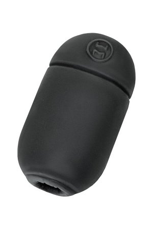 Мастурбатор нереалистичный MEN'S MAX CAPSULE 05 STEP, TPE, черный, 8 см (В ЗИПЛОКЕ)