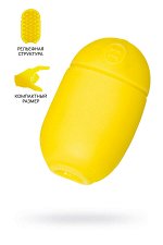 Мастурбатор нереалистичный MEN&#039;S MAX CAPSULE 03 POP, TPE, желтый, 8 см (В ЗИПЛОКЕ)