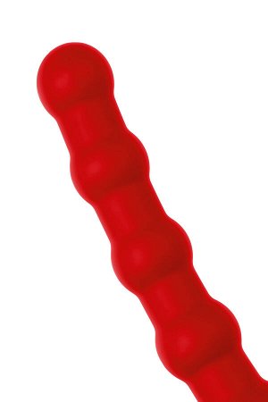 Насадка на пенис для двойного проникновения Black&Red by TOYFA, силикон, красный, 19,5 см