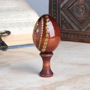 Яйцо сувенирное "Богоматерь Почаевская", на подставке