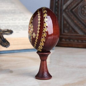 Яйцо сувенирное "Богоматерь Смоленская", на подставке