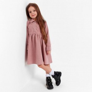 Платье детское KAFTAN &quot;Velvet&quot;, 38 (146-152), пыльно-розовый