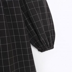 Платье детское с воротником KAFTAN 34 (122-128 см), цвет черный