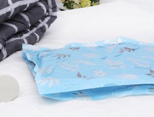 Многоразовый вакуумный пакет с клапаном для хранения вещей, одежды, подушек, одеял, постельного белья, защищает от загрязнений, насекомых, влаги и сырости, неприятных запахов / 60 x 80 см