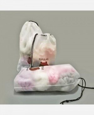 Мешочек с завязками "Медведь", полиэтилен, 20*30 см 9046538