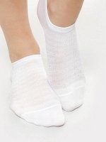 НОСКИ ЖЕНСКИЕ КОРОТКИЕ БЕЛЫЕ
