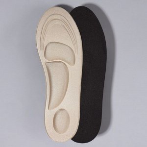 Стельки для обуви, универсальные, амортизирующие, 40-46 р-р, 28,5 см, пара, цвет МИКС