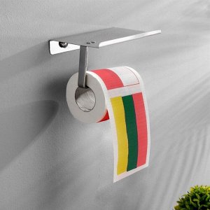 Сувенирная туалетная бумага "Флаг Польша, Латвия Литва", 9,5х10х9,5 см
