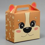 Коробка складная «Корги», 23 х 20 х 10 см 9494341