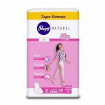 Прокладки Sleepy Natural Slim, (ультра тонкие), Duo, 20 шт, Супер (Long)
