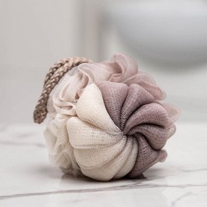 Мочалка для тела 50 гр. цвет коричневый 4562967
