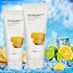 The Face Shop Пенка для умывания с экстрактом лимона HERB DAY 365 CLEANSING FOAM LEMON