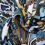 Ткань  Трикотаж &quot;TWILL&quot; орнамент