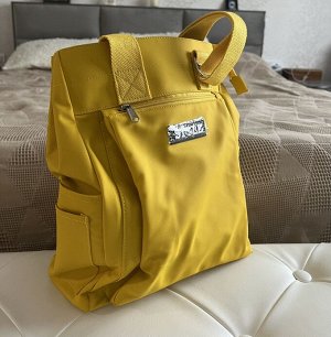 Сумка яркая желтая