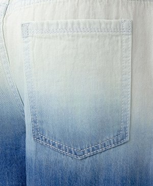 Шорты джинсовые с эффектом омбре разноцветные Button Blue