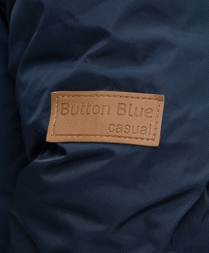 Полупальто зимнее с капюшоном Button Blue