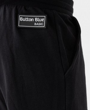 Шорты с карманами и поясом на резинке Button Blue