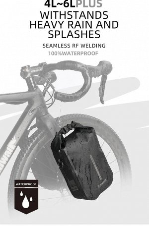 Велосипедная сумка на вилку RHINOWALK RK406. 6 л