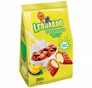 Готовый завтрак «Leonardo» «Подушечки со вкусом банана», 250 г