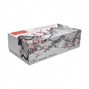 Бумажные салфетки в коробке Tokiko Japan 2-слойные 200 шт