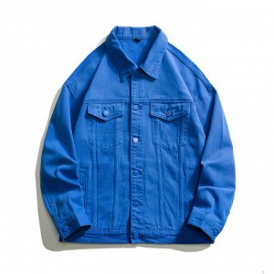 Куртка джинсовая мужская синяя