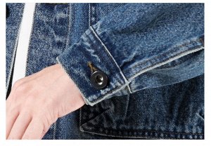 Куртка джинсовая мужская темно-серая