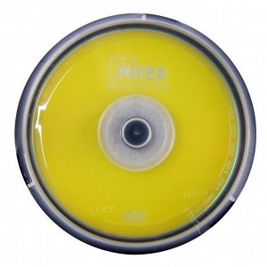 Диск DVD-R Mirex Brand, 16x, 4.7 Гб, Cake Box, 10 шт