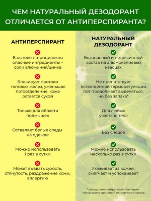 Дезодорант "Имбирь и лайм"