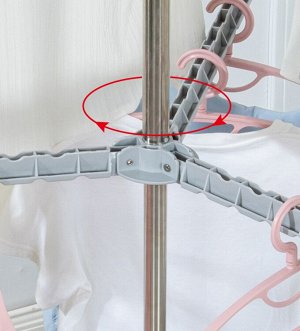Вертикальная сушилка для белья Folding Coat Hanger