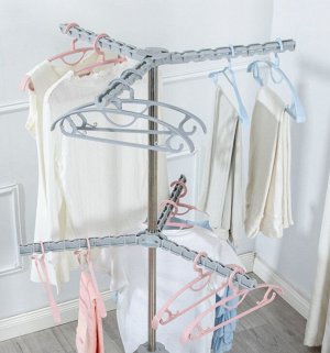 Цена 🎁 Вертикальная сушилка для белья Folding Coat Hanger
