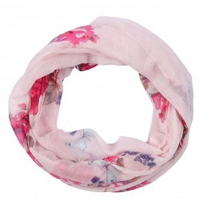 Снуд текстильный, цвет розовый, размер 70х90