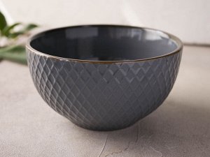 "Ornament" Dark grey Салатник 14см