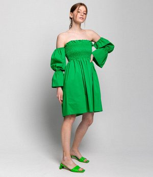 Платье #БШ1769, зеленый