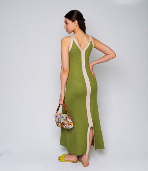 Платье #КТ261122-7, оливковый