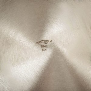 Миска, 6 л, d=35 см, толщина 0.8 мм, нержавеющая сталь