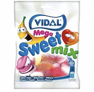 Мармелад VIDAL Мега сладкий микс 90 гр