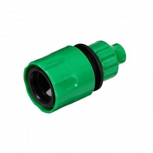 Коннектор для капельной трубки, 6 мм, быстросъёмное соединение, пластик, Greengo