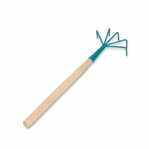 Рыхлитель, длина 41 см, 5 зубцов, деревянная ручка