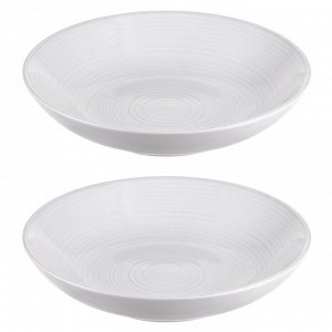 Набор тарелок для пасты In The Village, ?21,5 см, белые, 2 шт.