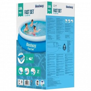 Надувной бассейн Bestway Fast Set 5377 л, 366 * 76 см