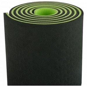 Коврик для йоги Sangh, 183x61x0,8 см, цвет тёмно-зелёный