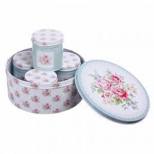 BX99-0003 Банки для сыпучих продуктов (5 шт) 21,5х21,5х9,5/ 8,5х8,5х9- 4 шт