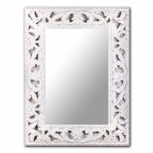 AN08-0003 Зеркало в белой раме 106х5,7х81